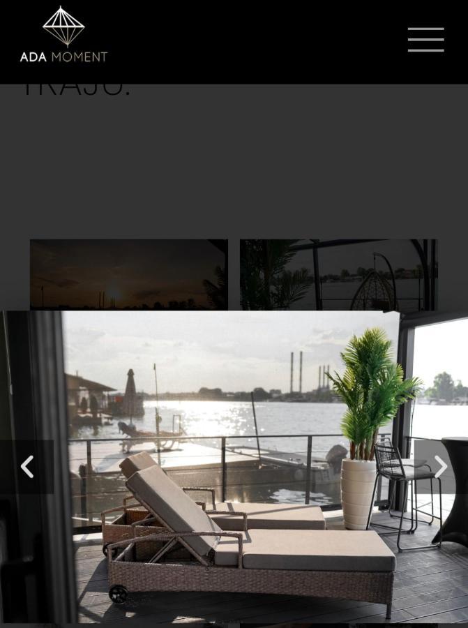 Ada Moment Splav- Kuca Na Reci Beograd- Floating House On Sava River ,Bělehrad Exteriér fotografie